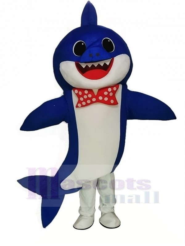 PinkFong Bleu Bébé Requin Mascotte Costume Dessin animé