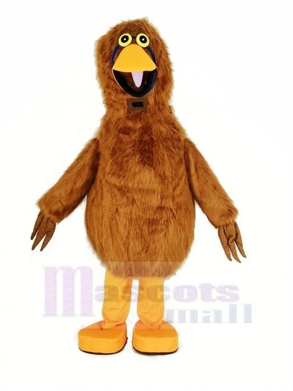 Lumière marron Oiseau Mascotte Costume Animal