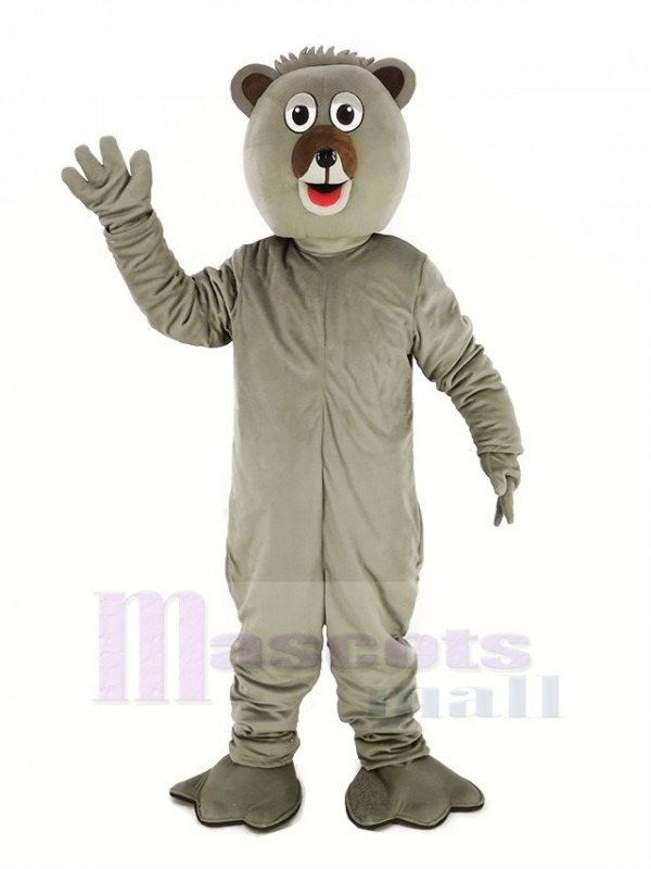 gris Pete O. Opossum Mascotte Costume Animal