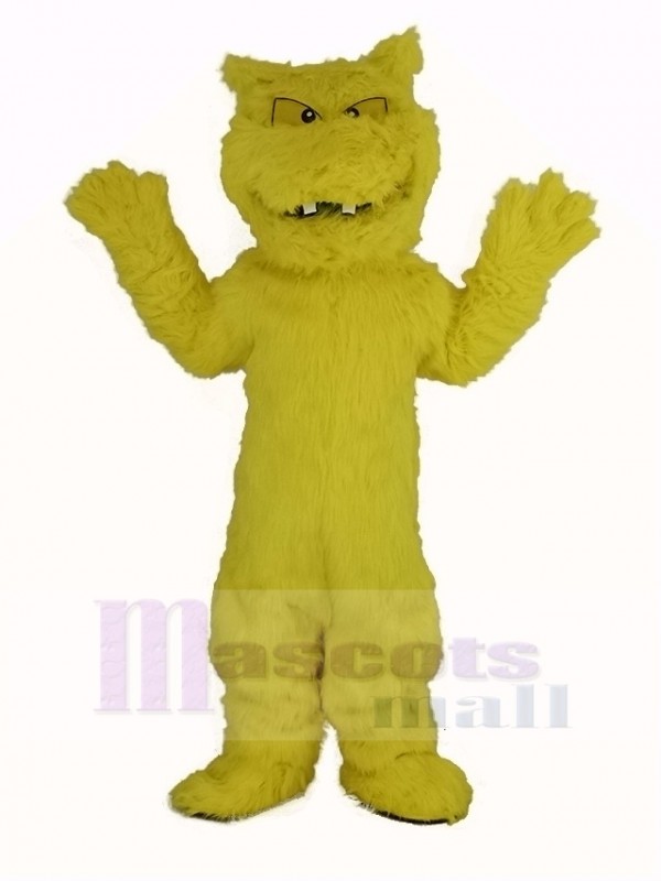 Visqueux Jaune Monstre Mascotte Costume