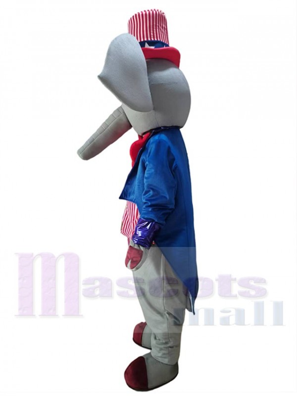 Éléphant costume de mascotte