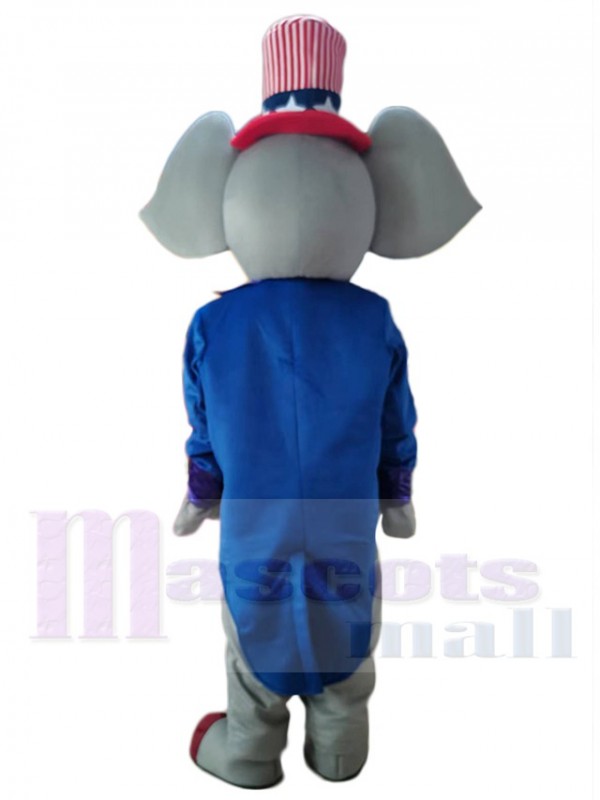Éléphant costume de mascotte