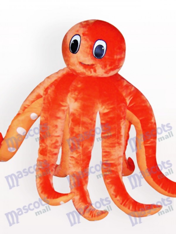 Costume de mascotte de bande dessinée de poulpe adulte