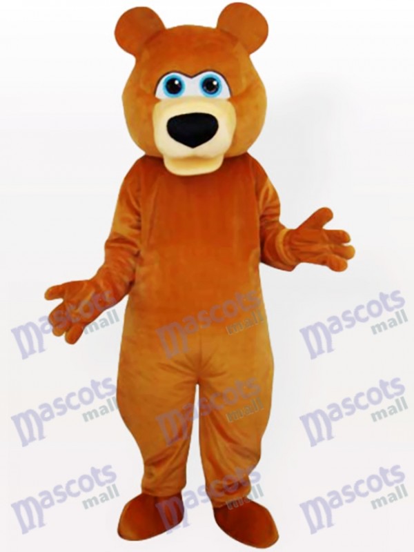 Costume drôle mascotte adulte ours
