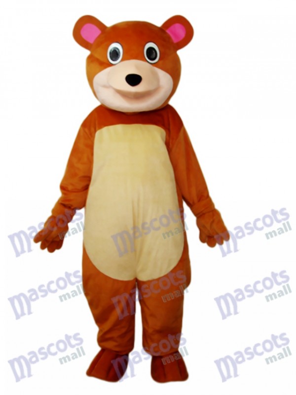Ours à bouche ronde mascotte Costume adulte Animal
