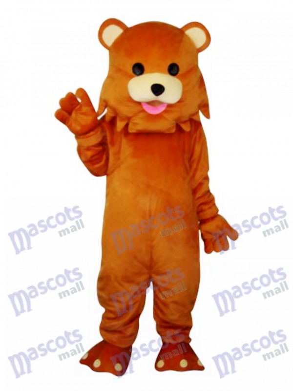 Ours avec mascotte étrange bouche Costume adulte Animal