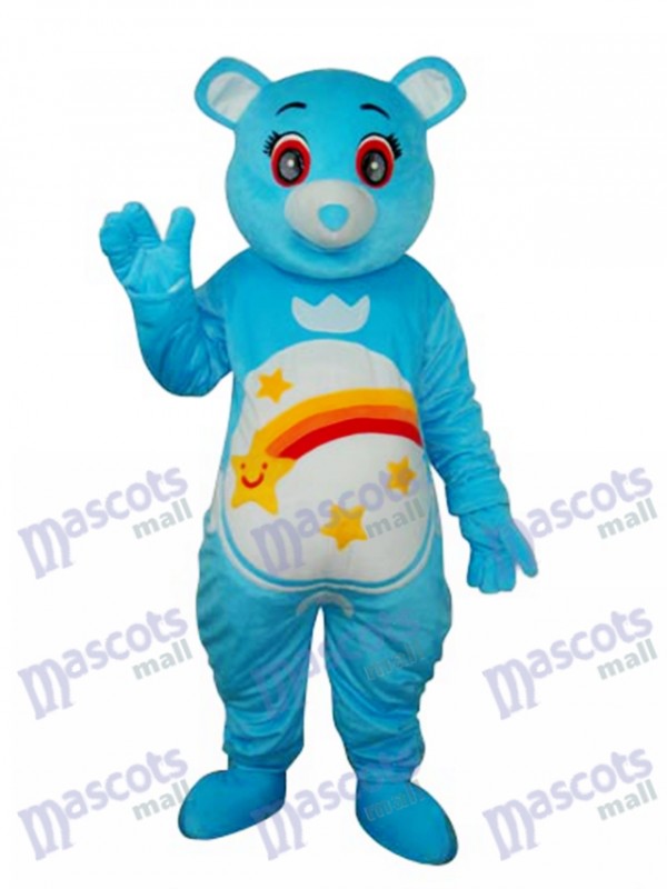 Fleur Belly Blue Déguisement Mascotte d'Ours Costume Animal