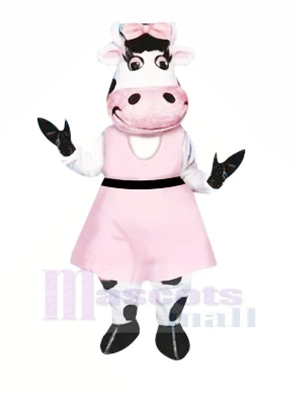 Belle Vache ave Rose Rob Mascotte Les costumes Animal