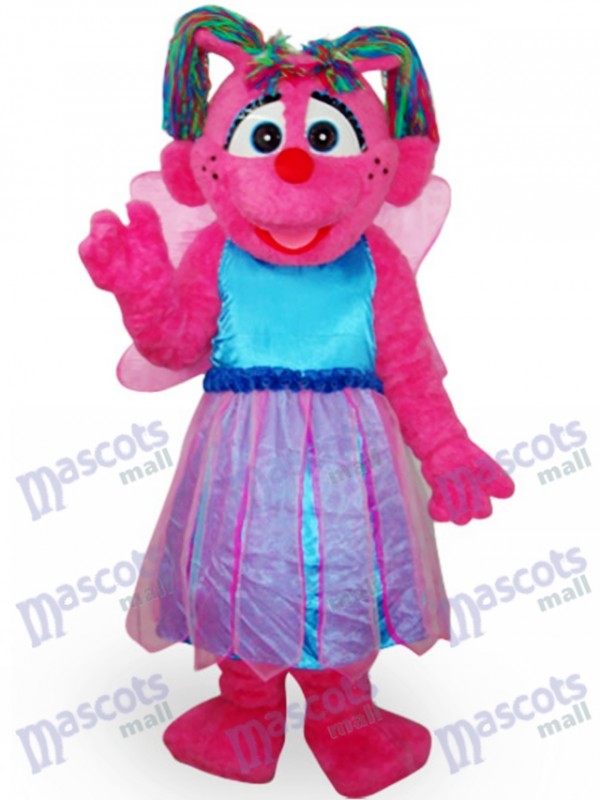 Costume de mascotte en peluche pour fille de papillon