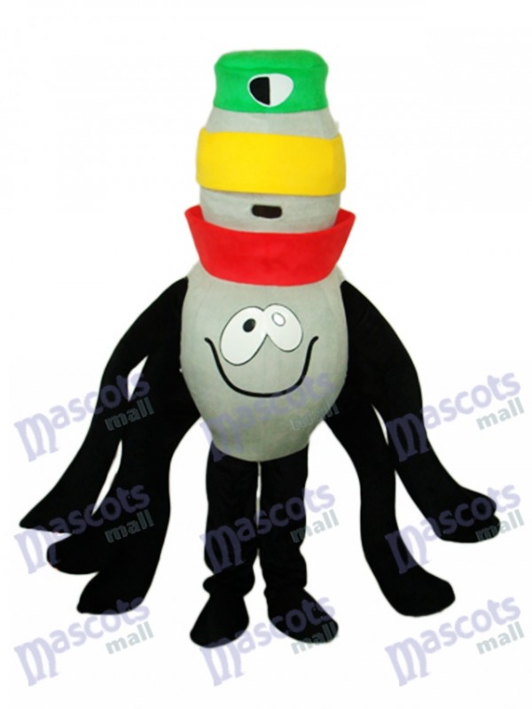 Mascotte de huit pieds Araignée Costume Adulte Costume