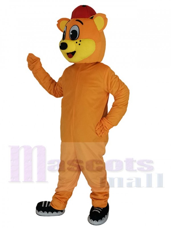 Ours pipi costume de mascotte