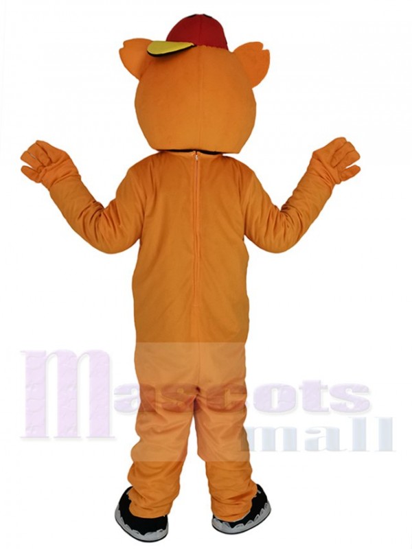 Ours pipi costume de mascotte