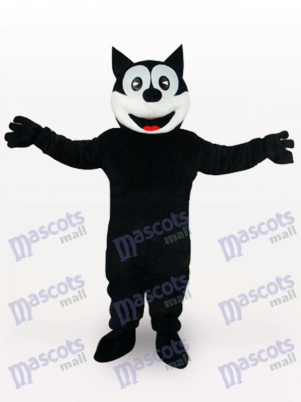 Costume de mascotte adulte chat heureux animaux