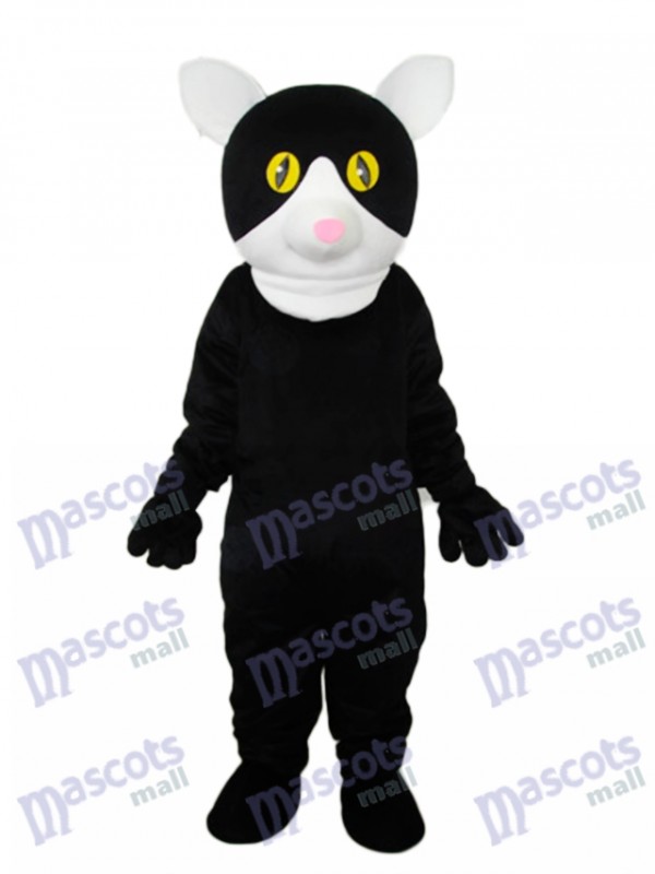 Petit Costume Adulte Mascotte de Chat Noir