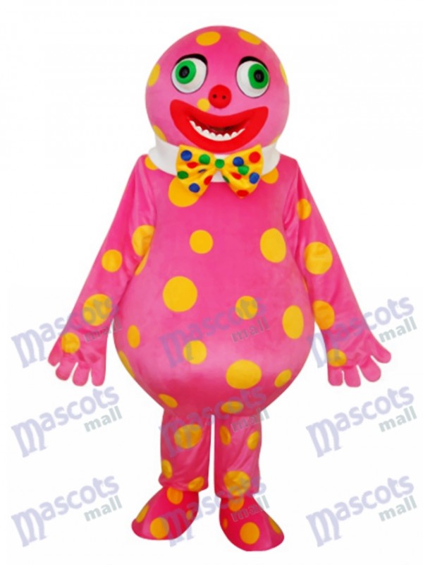À pois Pitre Mascotte Adulte Costume Dessin animé Anime