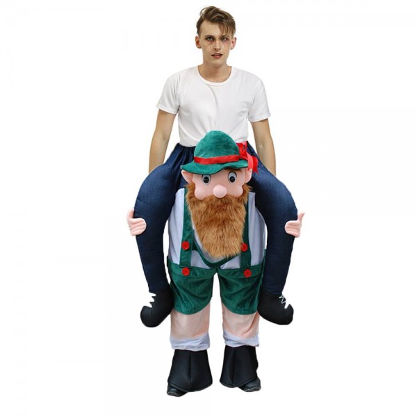 Bière Homme Écossais Lutin Porter moi Balade sur Halloween Noël Costume pour Adulte/enfant
