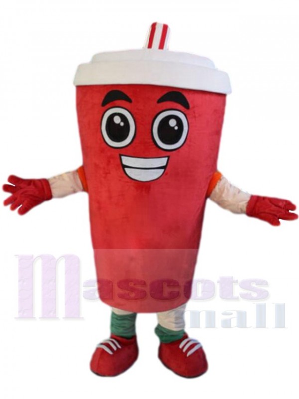 Tasse de smoothie costume de mascotte