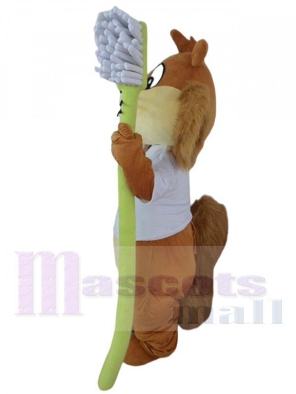 Écureuil costume de mascotte