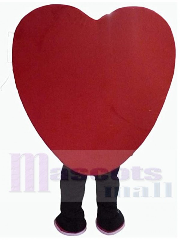 Coeur costume de mascotte