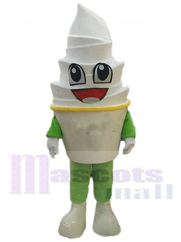 Crème glacée costume de mascotte