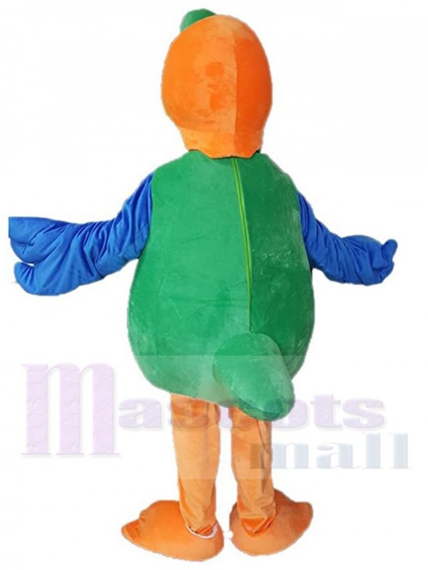 Oiseau perroquet costume de mascotte