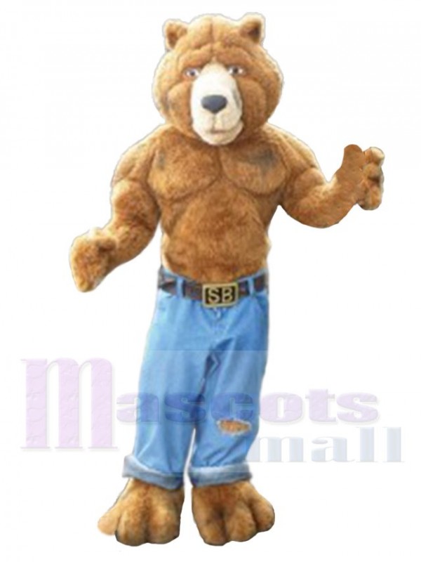 Ours fumé costume de mascotte