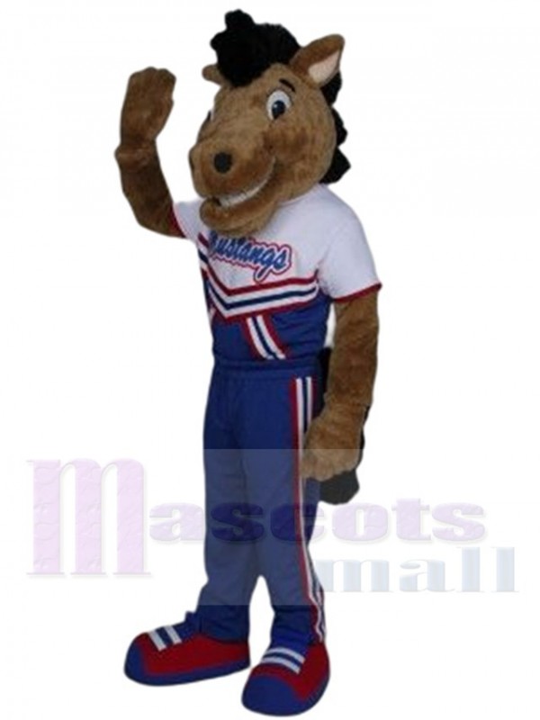 Cheval Mustang costume de mascotte