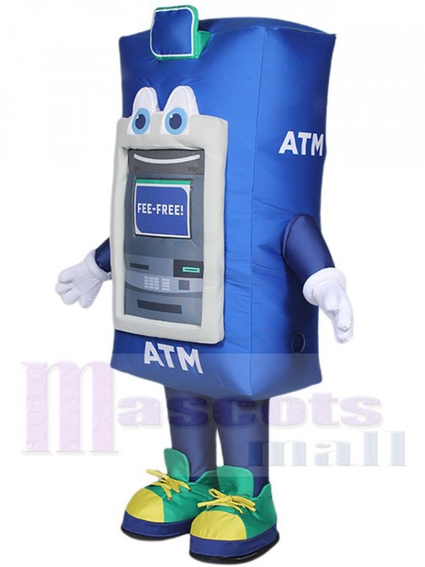 Distributeur automatique de billets costume de mascotte