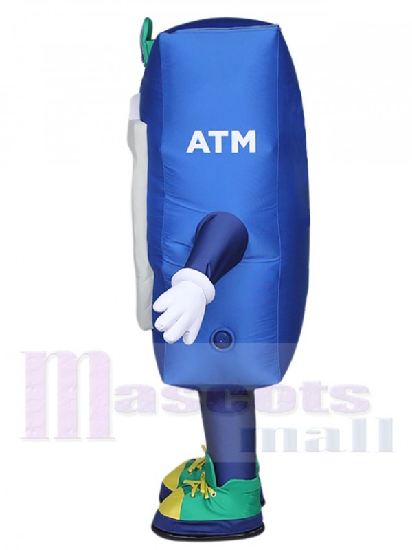 Distributeur automatique de billets costume de mascotte