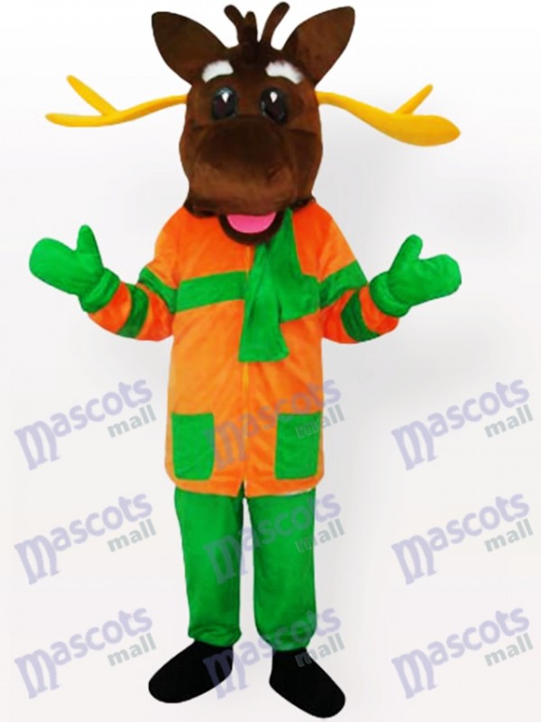 Déguisement de mascotte joyeuse Moose Moose