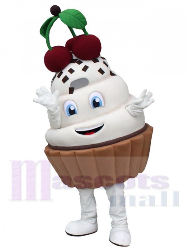 Crème glacée costume de mascotte