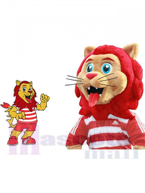 Lion costume de mascotte