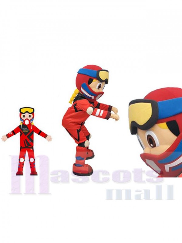 Fille costume de mascotte