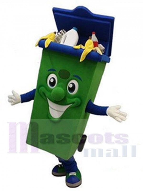 Poubelle costume de mascotte
