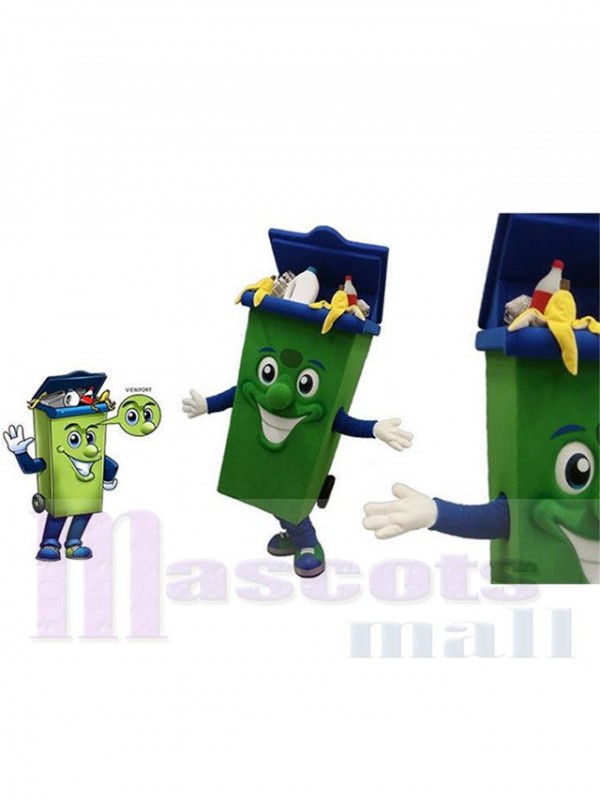 Poubelle costume de mascotte