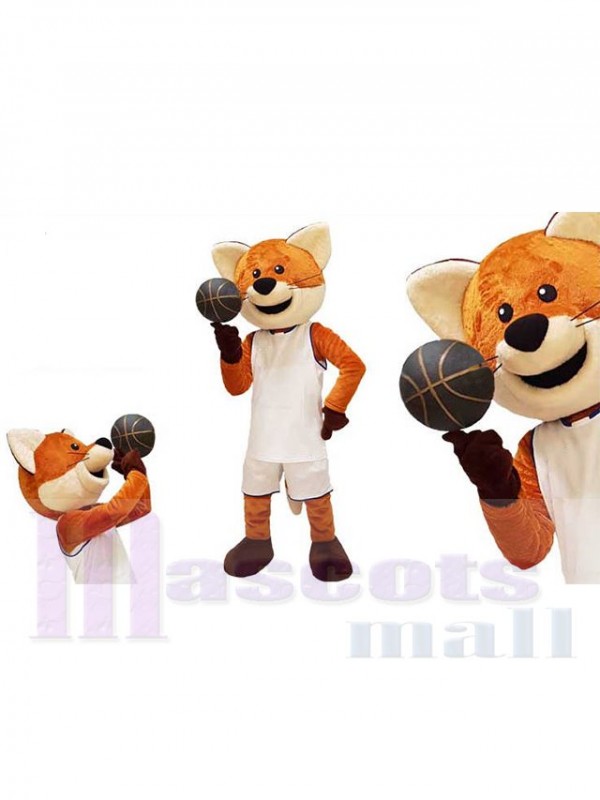 Renard costume de mascotte