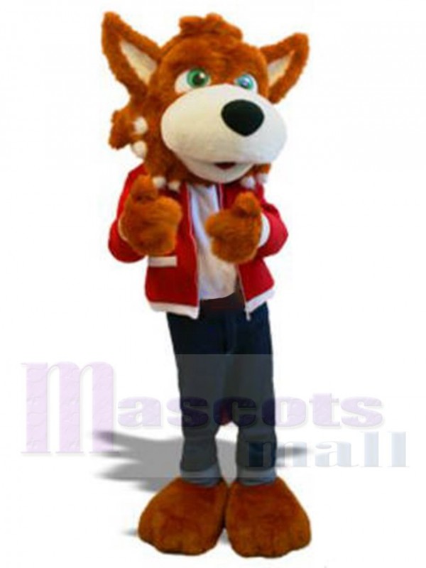 Renard costume de mascotte
