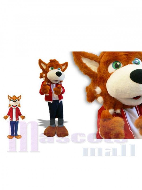 Renard costume de mascotte