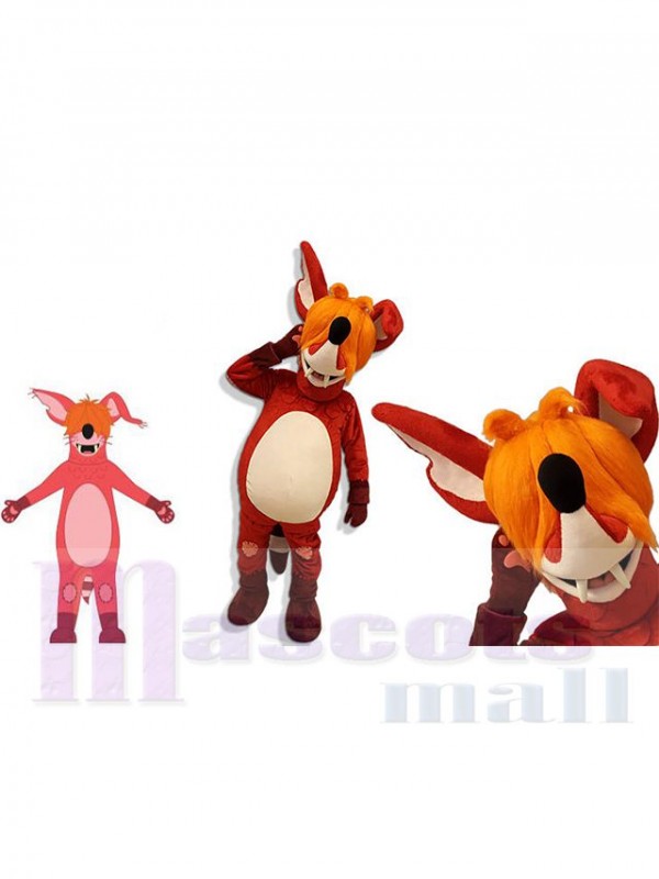 Renard costume de mascotte