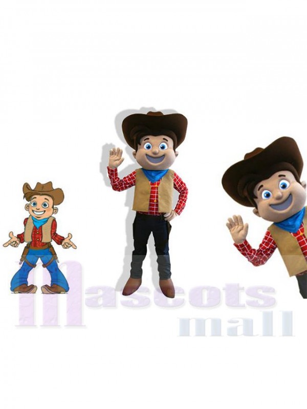 Cowboy costume de mascotte