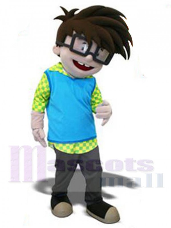 garçon et fille costume de mascotte