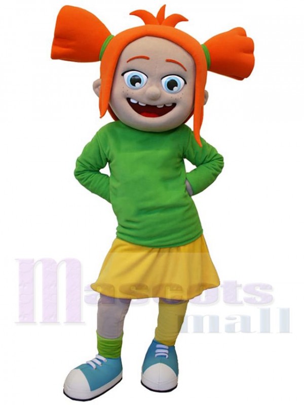 garçon et fille costume de mascotte