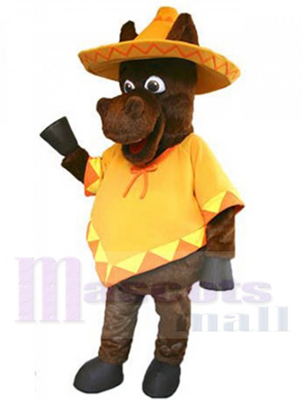 Cheval costume de mascotte