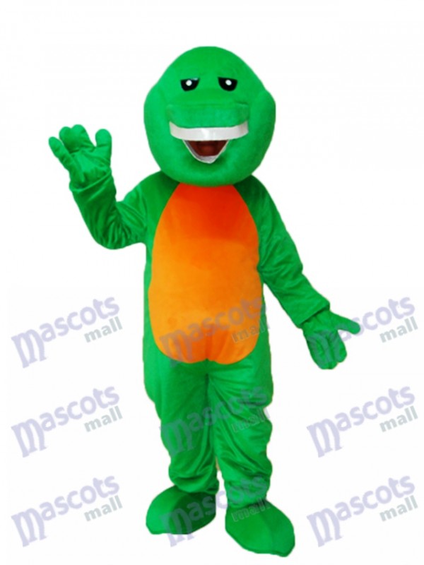 Déguisement de mascotte verte Barney Dinosaur Animal
