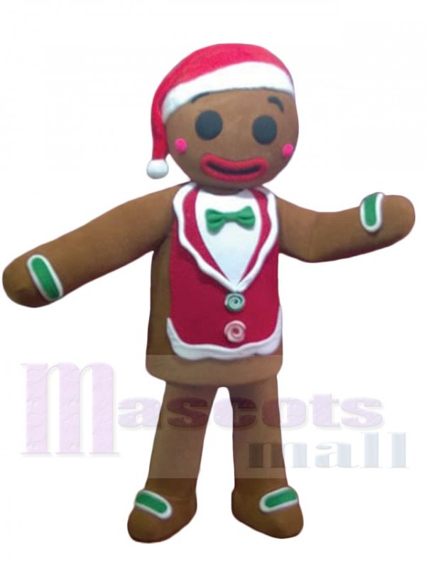 Bonhomme en pain d'épice costume de mascotte