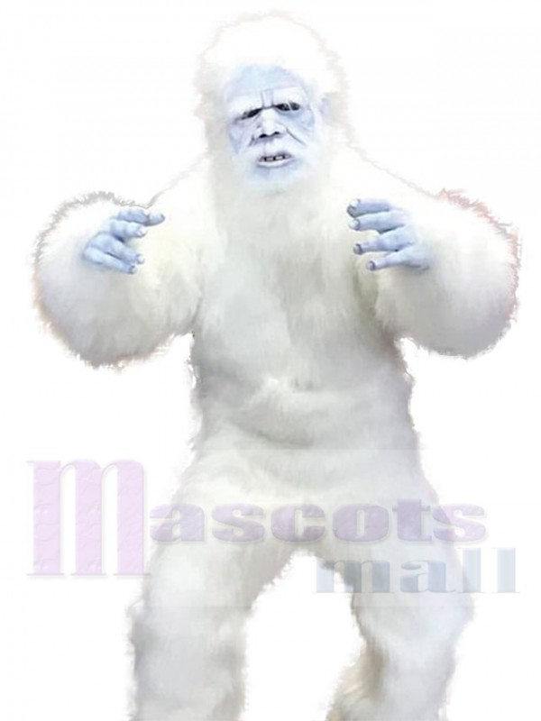 Yéti costume de mascotte