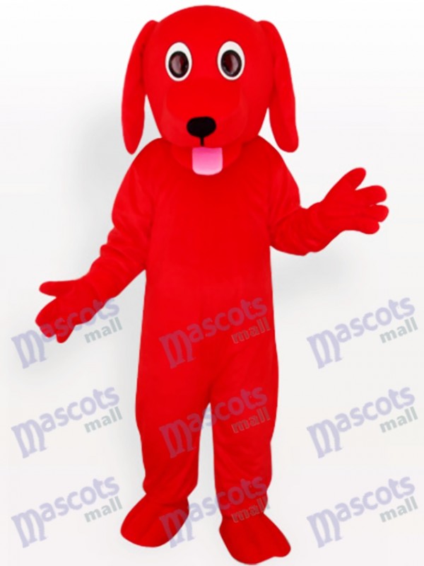 Costume de mascotte adulte animal rouge chien
