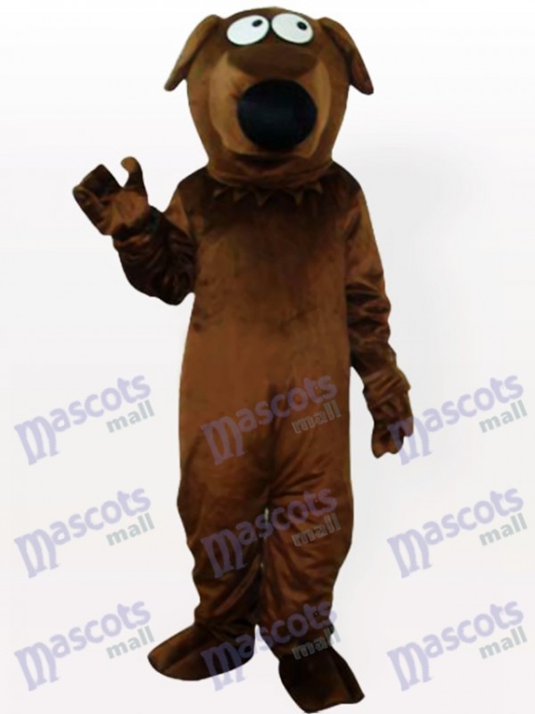 Costume de mascotte adulte Big Dog de chien gris