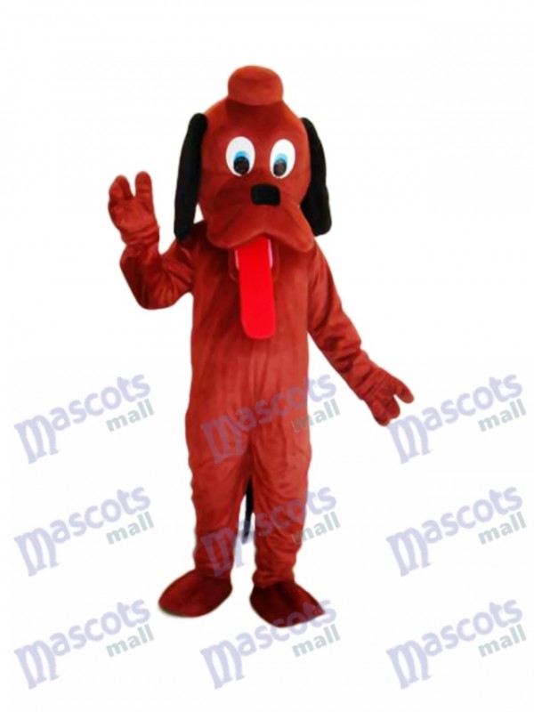 Déguisement de mascotte de chien Pluton brun Animal