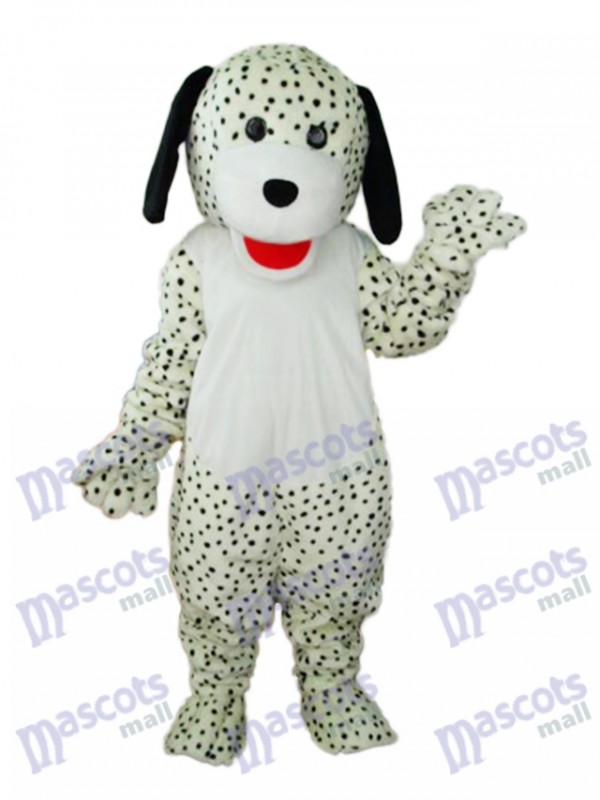 Costume de mascotte de chien coloré tacheté adulte